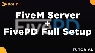 FiveM Server  FivePD  Full SetupInstall Tutorial [upl. by Schwerin]