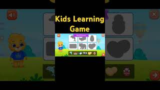 Kids Learning Fill the shapes Game shorts kidslearning kidsfun [upl. by Malcah]