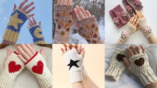 crochet gloves fingerless gloves knitted gloves crochet gloves design ideas [upl. by Dripps]