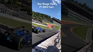 🤩 Eau RougeRaidillon con monoplazas F1 2022 f1 spafrancorchamps f12022 eaurouge formula1 [upl. by Uwton]