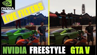 NVIDIA ➤ FreeStyle  Live Filters  Graphics Comparison  GTA V  1080p [upl. by Siron]