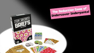 How To Play Top Secret Briefs Card Game [upl. by Rosenblast565]