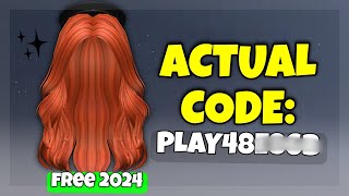 2024 PROMOCODES FOR FREE HAIR ROBLOX [upl. by Harilda]