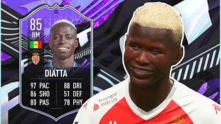 WHAT IF DIATTA REVIEW 85 WHAT IF KREPIN DIATTA PLAYER REVIEW  FIFA 21 ULTIMATE TEAM [upl. by Ttennej]