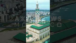 Mesmerizing Drone Footage of Casablanca Mosque Hassan 2 [upl. by Haimaj]