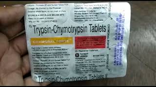 Chymoral Forte Tablet  Trypsin Chymotrypsin Tablet  Chymoral Forte Tablet uses Review Hindi [upl. by Leugar176]