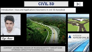 Introduction  Uses and Application Geometric in civil 3D Autodesk [upl. by Yhtir]