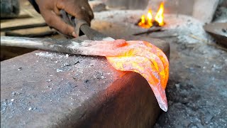 Blacksmith  how to make tongs  simple process [upl. by Salim]