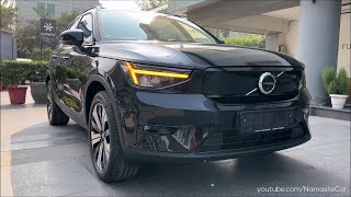 Volvo XC40 Recharge P8 ₹56 lakh  Reallife review [upl. by Oicaroh372]