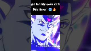 Goku infinity sayan vs true form daishinkan shorts goku [upl. by Nivlek]