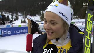 Längdskidor VM Seefeld 2019  Stafett Damer [upl. by Ioyal765]