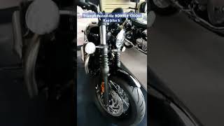 TRIUMPH BONNEVILLE BOBBER 1200CC public viralvideo viral [upl. by Taryn326]