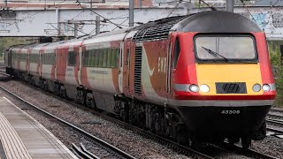 4K Last Day of EMR Class 43 HST  Trains at West Hampstead Thameslink [upl. by Morissa34]