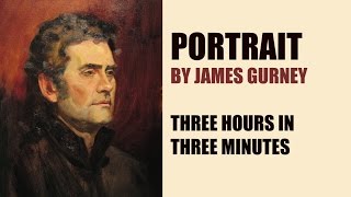 Portrait by James Gurney —3 Hours in 3 Minutes [upl. by Eleon]