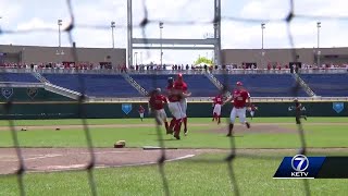 Nebraska baseball arrives in Stillwater ahead of first regional matchup [upl. by Akemed]