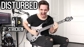 Disturbed  Stricken  GUITAR COVER 2019  Screen Tabs [upl. by Uy]