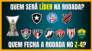 BRASILEIRÃO  QUEM SERÁ LÍDER  QUEM FECHA NO Z4 [upl. by Annaet559]