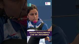 Sheetal Devis Heartbreaking OnePoint Loss  Paralympics Archery Highlights  JioCinema [upl. by Alyam]