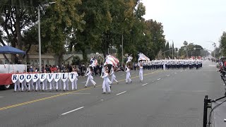 Roosevelt HS Ground Level  Eagle Globe amp Anchor  2024 Arcadia Band Review [upl. by Assirram]