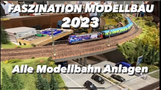 Die besten Modellbahn Anlagen Faszination Modellbau Friedrichshafen 2023  mit Z und Gartenbahn [upl. by Puto130]