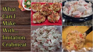 What Can I Make With Imitation Crab  Cooking for Two  4 Easy Recipes using Imitation Crabmeat [upl. by Hoyt481]