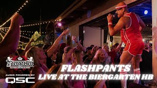 Flashpants LIVE at The Biergarten at Old World Huntington Beach [upl. by Ailugram888]