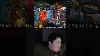 helloneighbor2 HELLO NEIGHBOR 2 ALPHA15 NOSTALGIE vs hn2 alpha 2 shorts sad nostalgia [upl. by Arahsat]