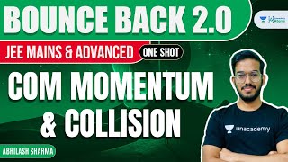 COM Momentum and Collision  One Shot  BounceBack20  JEE Physics  Abhilash Sharma [upl. by Isied]