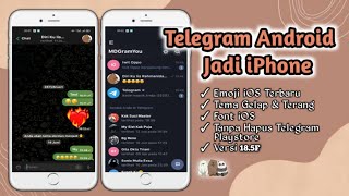 MDGram Versi 185F  Cara Mengubah Telegram Android Menjadi iPhone Terbaru 2023  Update [upl. by Fidelia]