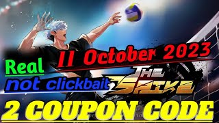 Spike volleyball 2 coupon code Hari ini  11 October 2023 [upl. by Slen456]