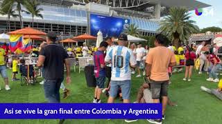 En Vivo Colombia vs Argentina ASI SE VIVE LA GRAN FINAL [upl. by Eicak]