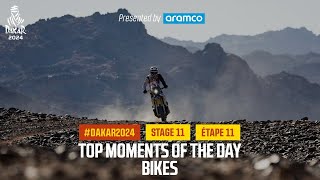 Bikes Top moments  Stage 11  Dakar2024 [upl. by Allit]