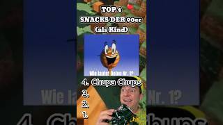 Die TOP 4 Snacks der 90er als Kind ❤️😍 Was war Dein Favorit 😋 shorts [upl. by Atiniuq495]