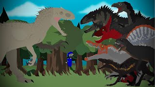 Indominus Rex vs Apex Dinosaurs  FULL MOVIE  Jurassic World Animation [upl. by Esinehc120]