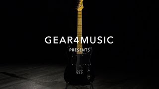 Knoxville Electric Guitar by Gear4music Black  Gear4music demo [upl. by Villiers]