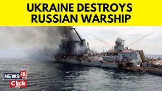 Russian Warship Destroyed In Ukrainian Attack On Crimea  Russia Ukraien War  English News  N18V [upl. by Aznola]