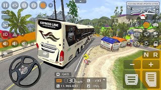 Bussid Bus Volvo 9600 di Jalur Sempit dan Menanjak  Bus Simulator Indonesia [upl. by Ais665]