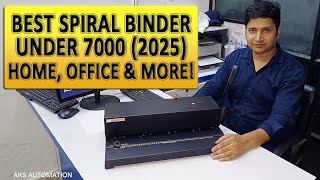 Bind Like a Boss Top Spiral Binding Machines under ₹7000 2025  Home Office amp More [upl. by Llennahc]