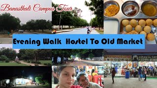 Banasthali Vidyapith Campus Tour  Hostel To Old Market Vlog [upl. by Alegnat]