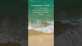 Biblescape 1 Corinthians 1313 NIV [upl. by Kessel]