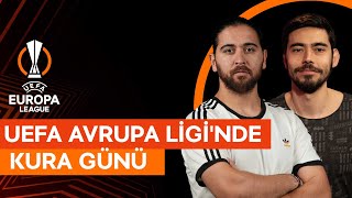 UEFA Avrupa Liginde Zorlu Eşleşmeler  Son 16 Turu Kura Çekimi Canlı Yayın [upl. by Charo156]