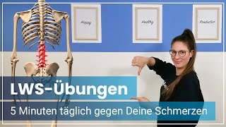 LWS Übungen ➡️ 5 Minuten täglich gegen Schmerzen [upl. by Sallie128]