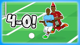 🍾MAN CITY THRASH LIVERPOOL🍾 40 Parody Goals and Drunk Highlights 2020 [upl. by Sutit]