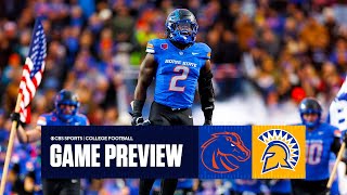 College Football Week 12 No 13 Boise State vs San Jose State  Game Preview [upl. by Anitsyrhk]