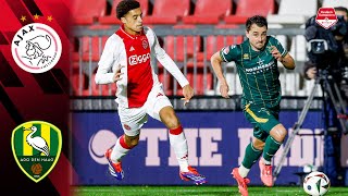 Samenvatting Jong Ajax  ADO Den Haag 21102024 [upl. by Bullivant]