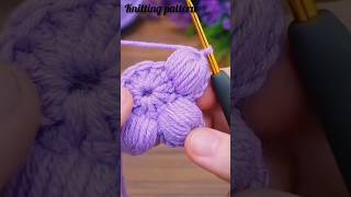 Wow beautiful and very easy flower design woolen crochethandmade knittingcrochettingshortsviral [upl. by Condon388]