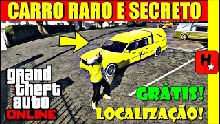 GTA 5 CARROS RAROS E SECRETOS Como PEGAR o Carro da funerária Localização da Romero Hearse [upl. by Nyladam]