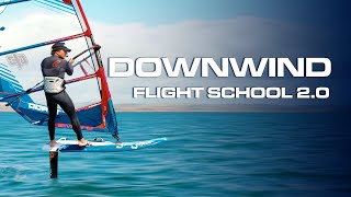 How to go Downwind  Windfoiling [upl. by Ellehsal495]