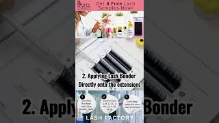 how to use lash bonder ry lashes factory [upl. by Straus]