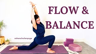 Quick Yoga Flow  Find Flow And Balance In Your Day [upl. by Ynotna922]